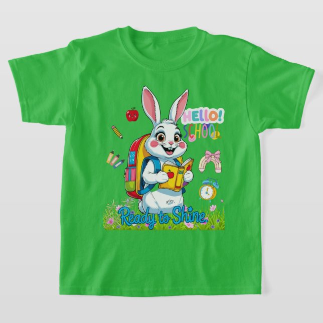 Ready to Shine, First Grader! T-Shirt (Laydown)