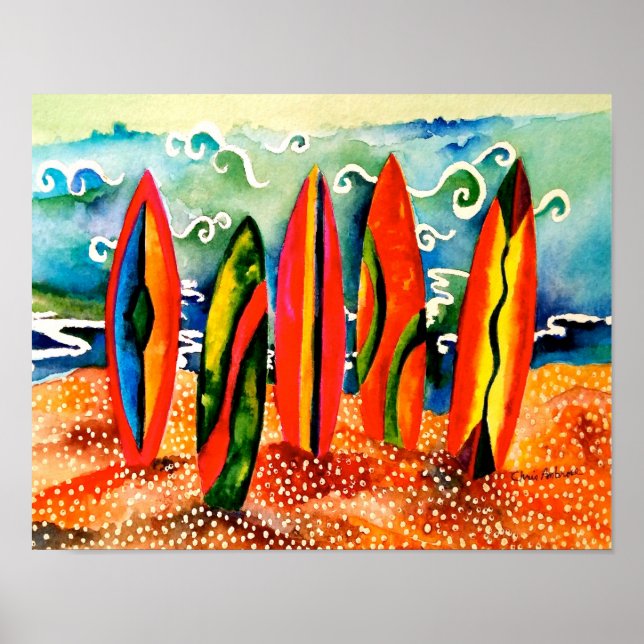 Ready to Surf Poster (Front)