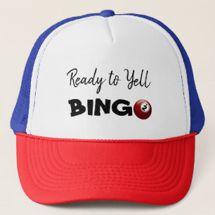Ready to Yell BINGO Lucky Hat