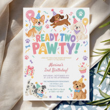 Ready Two Pawty Puppy Dog Theme 2nd Birthday Party