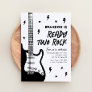 Ready Two Rock Guitar 2nd Birthday Invitation