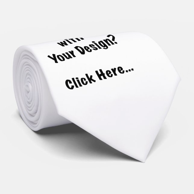 Ready with Your Design? Click Here... Neck Tie (Rolled)