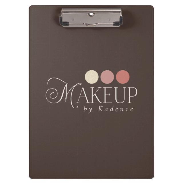 Readymade Logo Branded Makeup Artist Clipboard (Front)