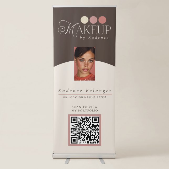 Readymade Logo Makeup Artist Retractable Banner (Front)