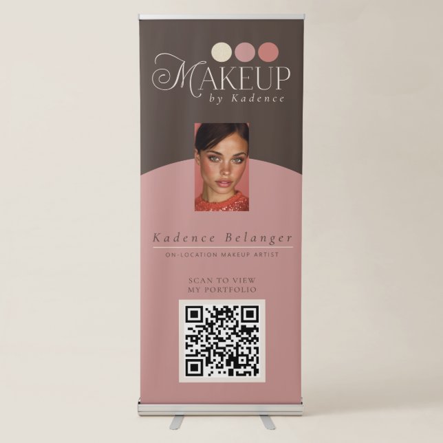 Readymade Logo Makeup Artist Retractable Banner (Front)
