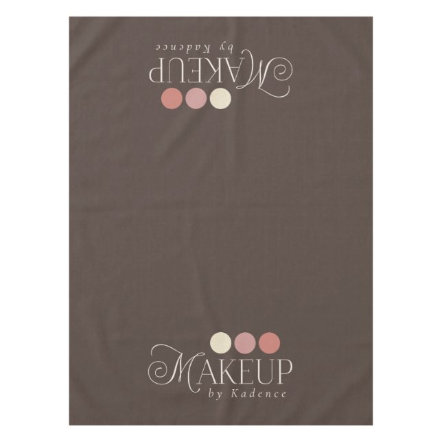 Readymade Logo Makeup Artist Tablecloth Runner (Front)