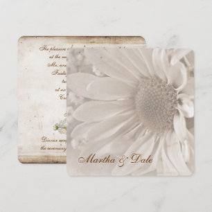 Reaffirmation of Vows daisy invitation