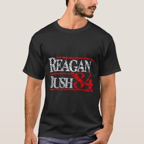 Reagan Bush 84 vintage T_Shirt