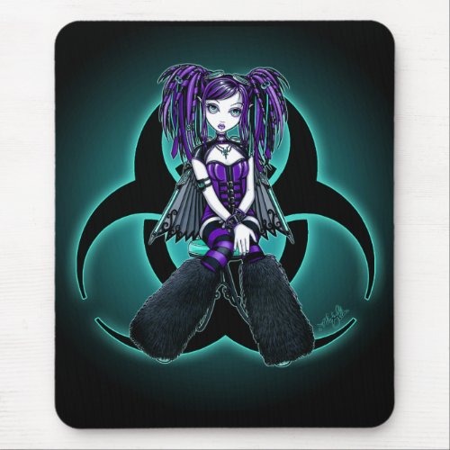 "Reagan" Cybergoth Radioactive Fairy Mousepad