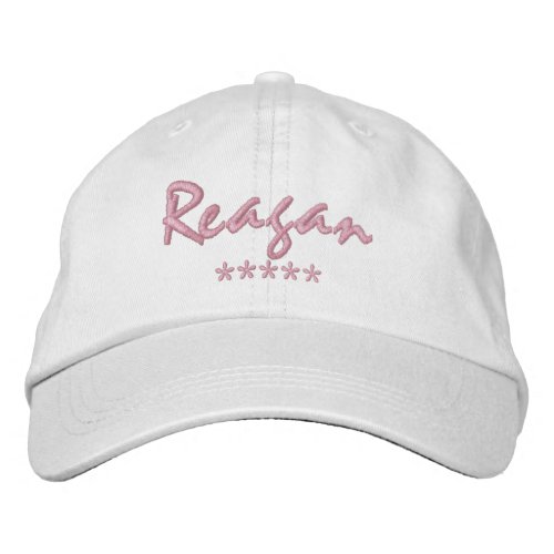 Reagan Name Embroidered Baseball Cap