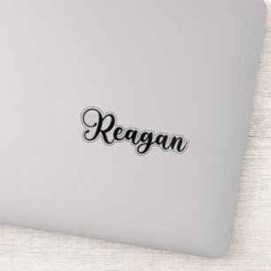 Reagan Name - Handwritten Calligraphy Sticker