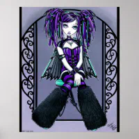 gothic fairy poster