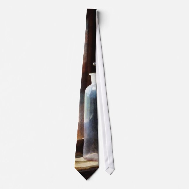 Reagent Bottle and Small Brown Bottle Neck Tie (Front)