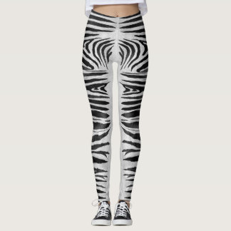 Reaiistic Zebra Leggings