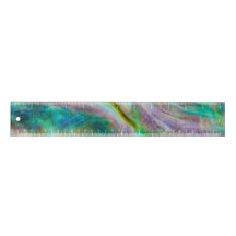 Real Abalone Mother-of-Pearl Nature Design - Ruler