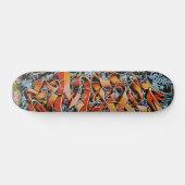 Real Abstract Graffiti Wall Skate Board (Horz)