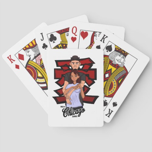 Real Anime Art 2003 Chicago-Style Poker Cards. Cards