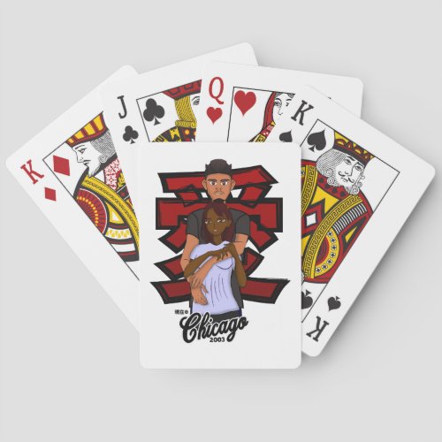 Real Anime Art 2003 Chicago-Style Poker. Poker Cards