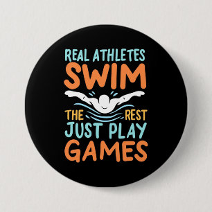 Real Athletes Swim Button