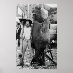 Real Big Fish, early 1900s Poster