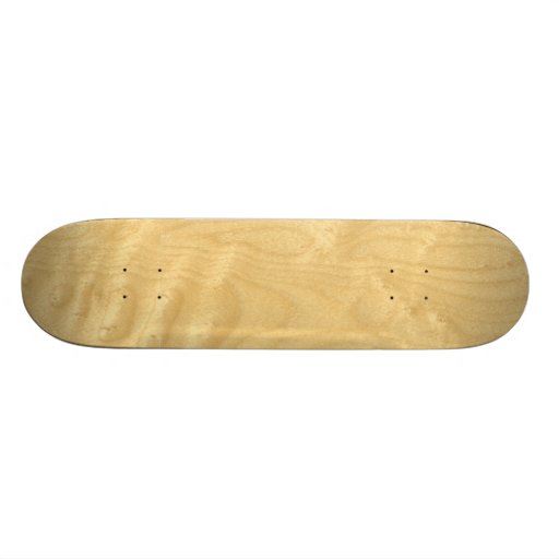 Real Birds Eye Maple Veneer Woodgrain Skateboard Decks | Zazzle