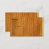 Real Burmese Padauk Veneer Woodgrain Business Card (Front/Back)