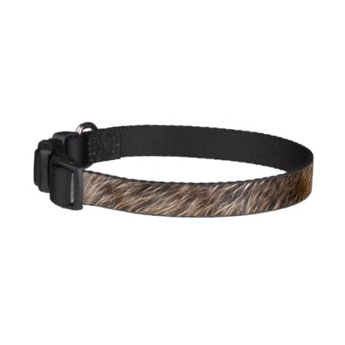 Real Canine Faux_Fur Photo Image Pet_owner Gift Pet Collar