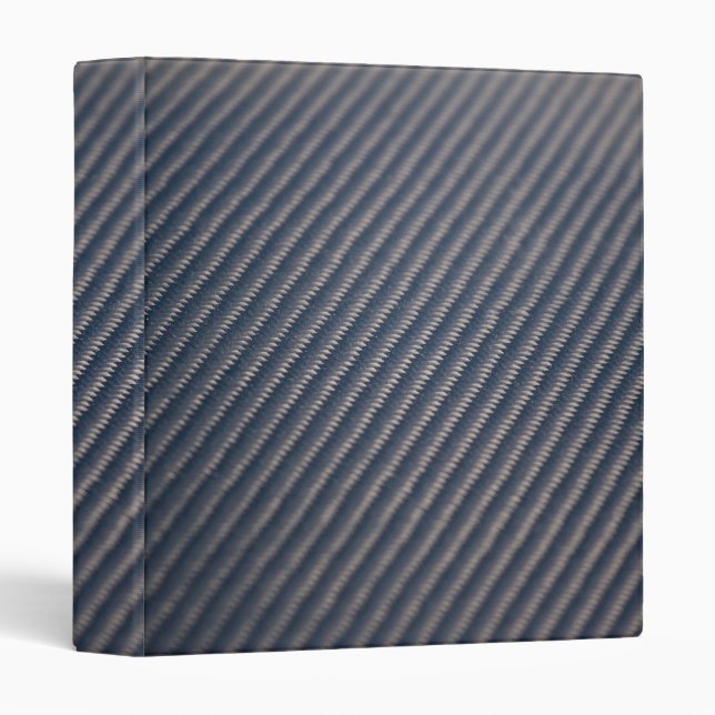 Real Carbon Fiber Photo Texture 3 Ring Binder (Front/Spine)