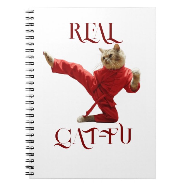 REAL CAT-FU NOTEBOOK (Front)