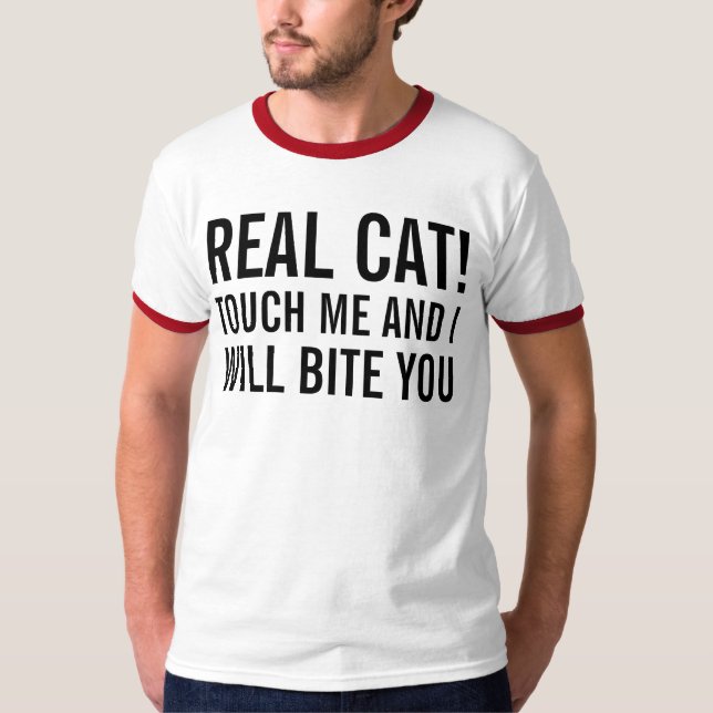 real cat T-Shirt (Front)