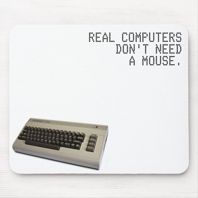 Real Computers Don't Use a Mouse - Commodore 64 Pad (Front)