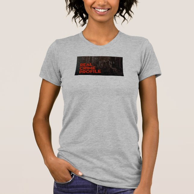 Real Crime Profile Scoop Neck Tee Shirt (Front)