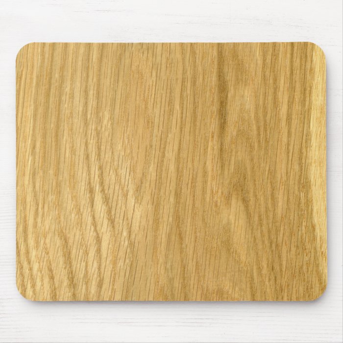 Real Crown Cut Oak Veneer Woodgrain Mouse Pads