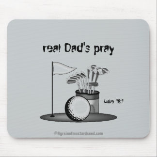Real Dad's Pray Father's Day Mouse Pad