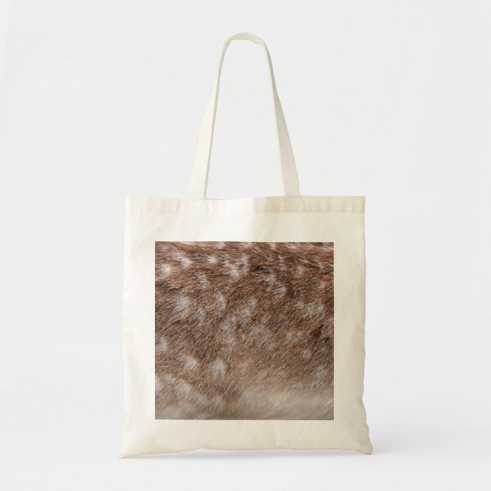 Real Deer Fur Photo Sampling Wildlife Gift Tote Bag