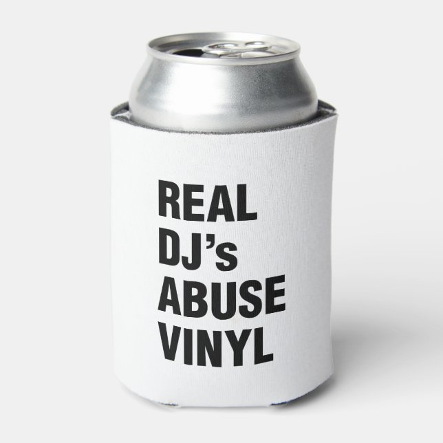 REAL DJ's ABUSE VINYL Can Cooler (Can Front)