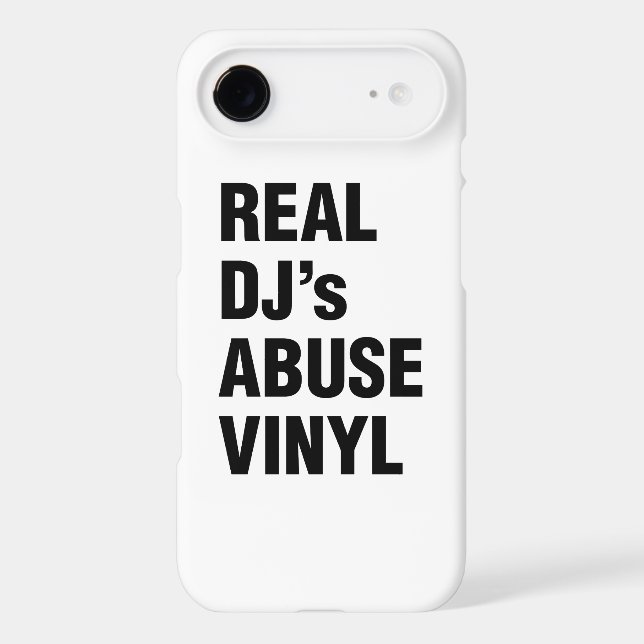 REAL DJ's ABUSE VINYL Case-Mate iPhone Case (Back)
