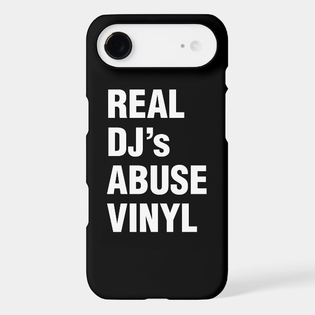 REAL DJ's ABUSE VINYL Case-Mate iPhone Case (Back)