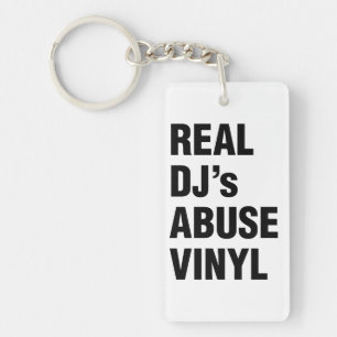 REAL DJ's ABUSE VINYL Keychain