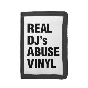 REAL DJ's ABUSE VINYL Trifold Wallet