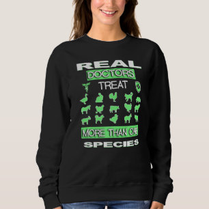 Real Doctor Veterinarian Tee Vet Tech Student Chri
