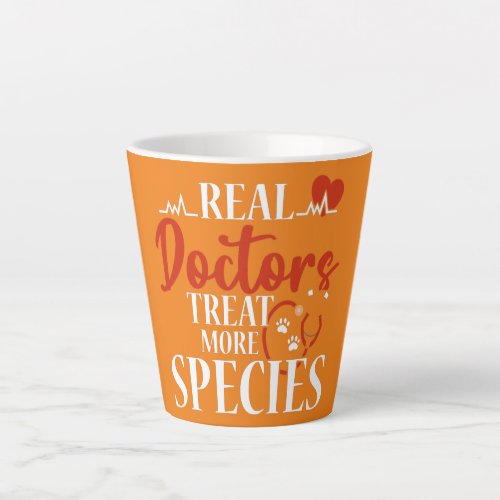 Real Doctors Treat More Species Animal Latte Mug
