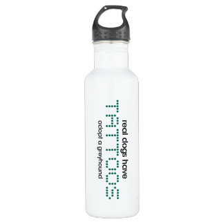Real Dogs Have Tattoos Stainless Steel Water Bottle