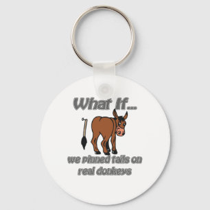 real donkeys keychain