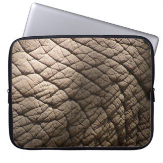 Real Elephant Skin Texture, Wrinkled. Laptop Sleeve