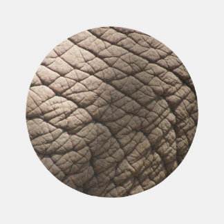 Real Elephant Skin Texture, Wrinkled. Rug