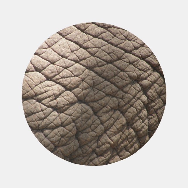 Real Elephant Skin Texture, Wrinkled. Rug (Front)