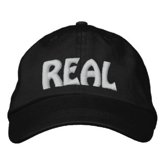 REAL EMBROIDERED BASEBALL CAP
