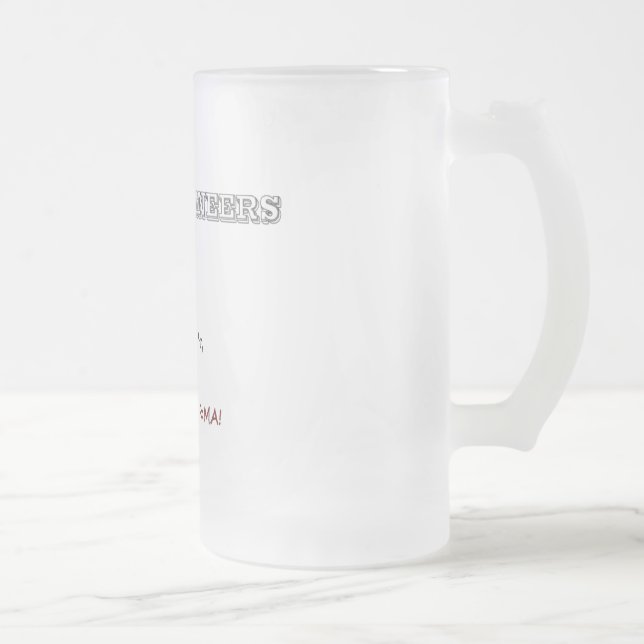 Real Engineers Frosted Glass Beer Mug (Right)