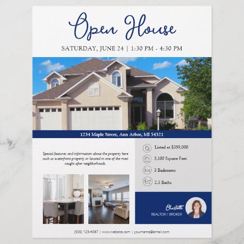 Real Esate Open House  Flyer